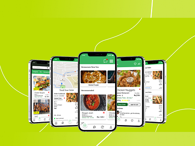 Foody Concept App Design app design concept design design figma ui