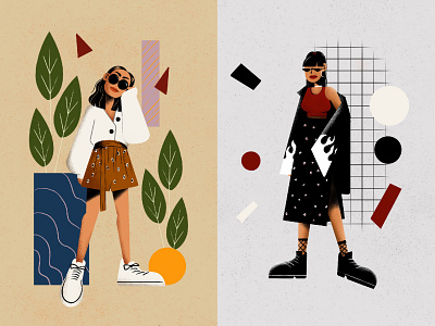 Fashion Girls Illustration graphicdesign illustration vectorart vectorillustration
