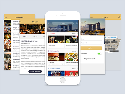 Hotel app concierge entertainment hotel restaurant