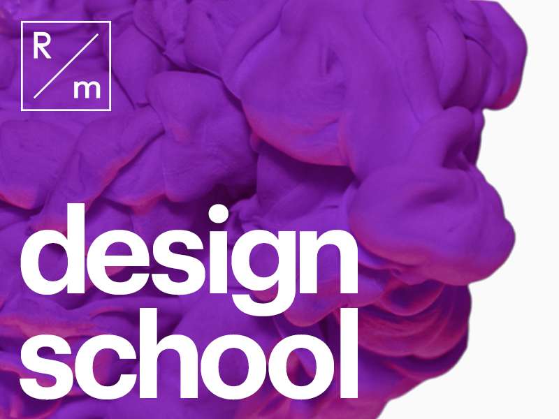 R/m Design School color design education grids layout typography
