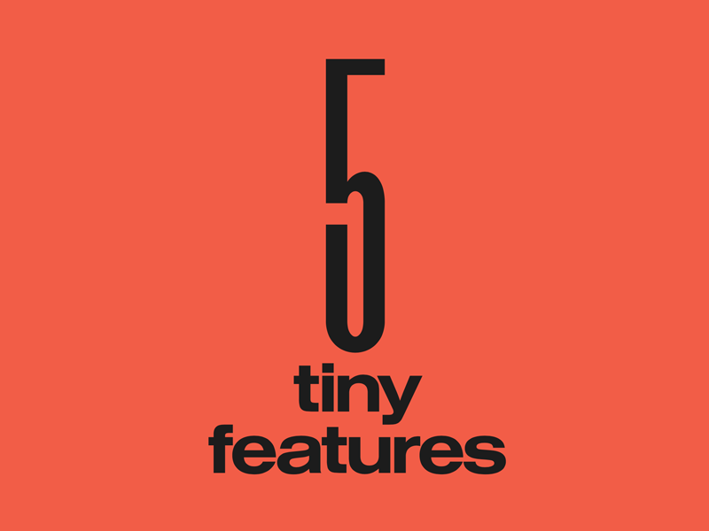 5 Tiny Features design newsletter readymag