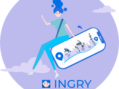 INGRY: Mobile app advertisement video