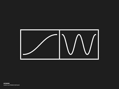 Skyworks branding electronics logo sine sound sound wave