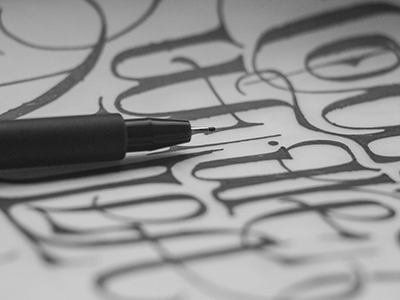 Macro detail lettering macro madness sketch