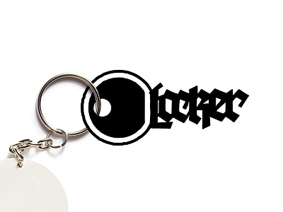 Locker blackletter calligraphy jagermeister key lettering logo sketch