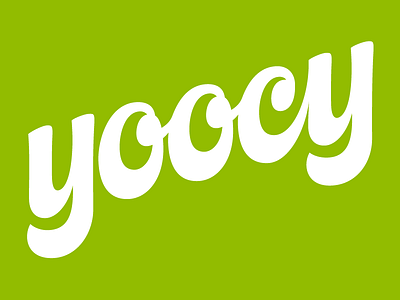 Yoocy juice lettering logo