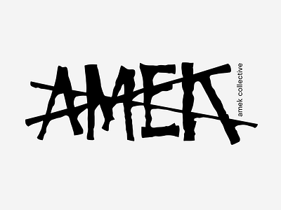 Amek X amek broken drone label logotype music noise ten years