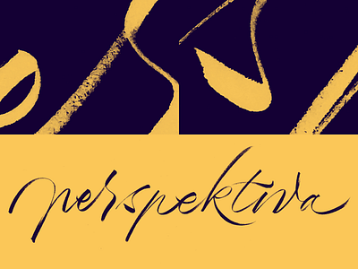 Perspektiva bulgaria calligraphy design group lettering perspektiva sofia team