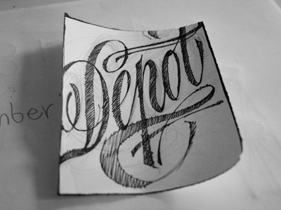 Depot calligraphy depot sketch