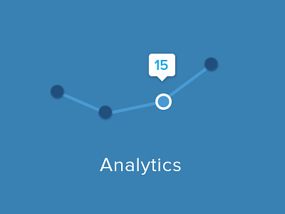 Analytics chart line