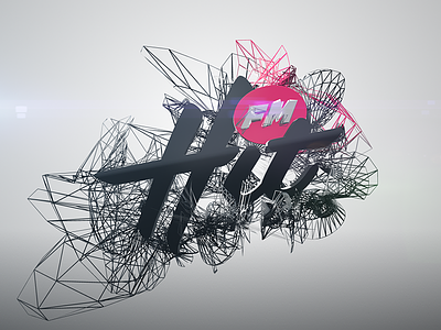Hit FM | WIP 3d logo logo animation promo radio