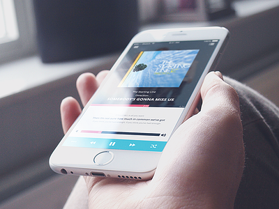 Music Player app design iphone music photoshop sketch3 ui design uiux visual design