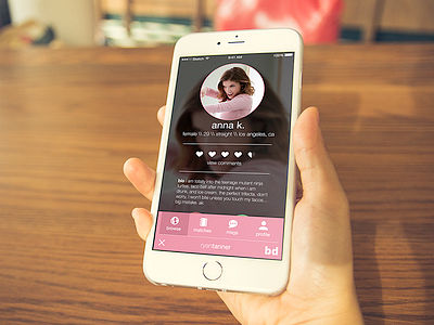 Bad Date Dating App Concept app design iphone ui design uiux visual design