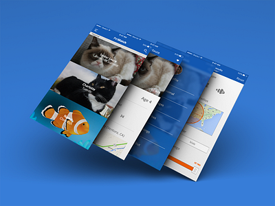 App Concept: Pet Match app design iphone photoshop sketch3 ui design uiux visual design