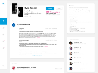 UI Challenge 004 | User Profile by Ryan Tanner on Dribbble
