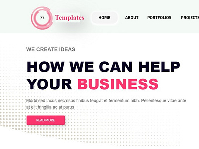 HTML Template Design