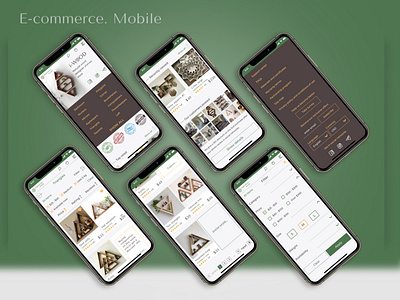 i-wood e-commerce. Mobile design