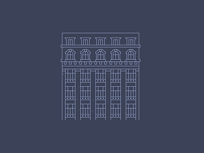 Pristine Paris architecture city flat flaticon icon illustration illustrator line logo paris vector