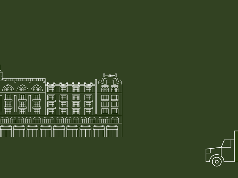 Now available from Harrods animation architecture flat gif green harrods illustration illustrator vector video