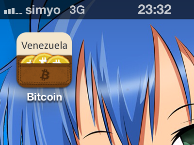 Bitcoin Venezuela iOS bookmark icon