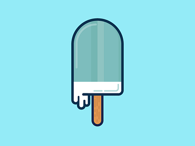 Ice Cream cold cool design flat food ice cream icecream icon illustration illustrator junk sweet