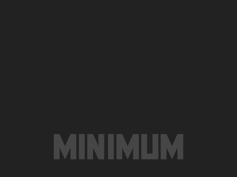 Minimun Logo animation brand branding coffee icon logo logotype mark minimalist minimum ui ux
