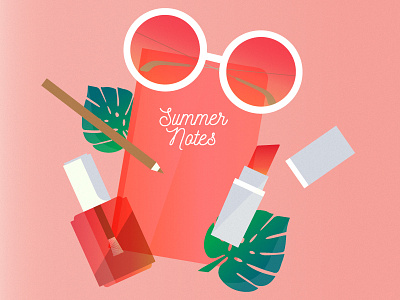 Summer is close 😉 illustration summer vector