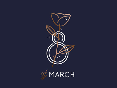 the 8th of March 8th of march illustration vector