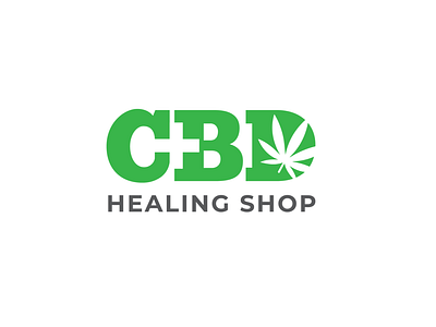 Cbd Marijuana Healing Shop Logo