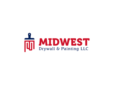 Midwest Drwall And Painiting Logo