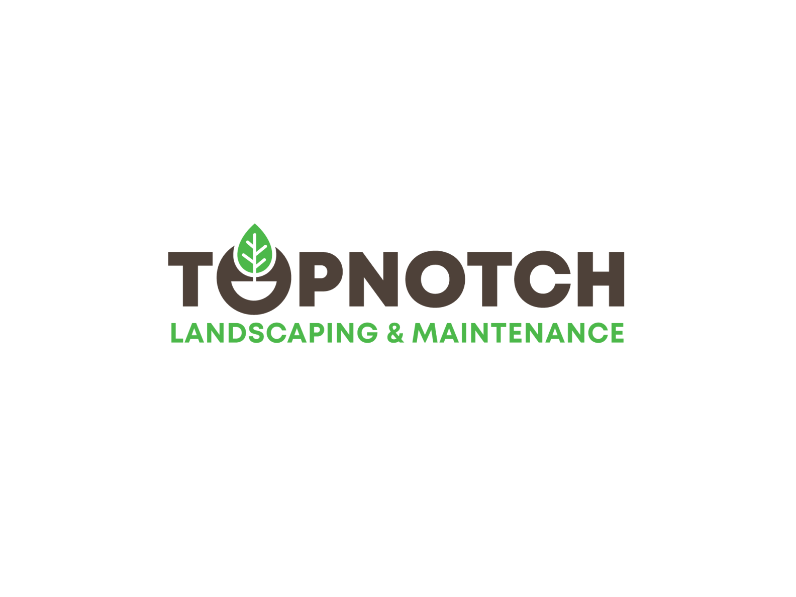 Topnotch Landscaping Maintenance Logo by vishal kushwah on Dribbble