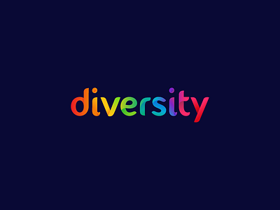 diversity cheerful color colorful different diversity gradient logo logotype mark rainbow