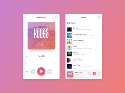 Music Player (Sketch Freebie)