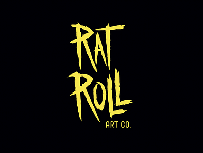 Rat Roll Art Co. apparel branding illustration logo