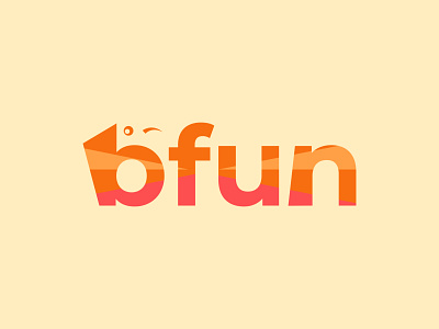 bfun letter mark b letter bfun logo brand identity branding colorful logo corporate identity design funny logo graphic design illustration logo logo design logo type minimalist logo