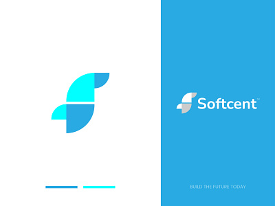 Softcent Logo Design bird logo brand identity branding coding logo corporate identity design graphic design illustration logo logo design logo type minimalist logo software logo webpage logo
