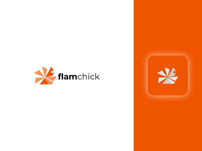 FlamChick Logo Design