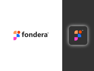 Fondera | Developer Agency Logo Design agency logo brand identity branding business logo colorful logo company logo corporate identity design developer logo f logo graphic design illustration letter f logo logo logo design logo type minimalist logo modern logo software logo ui