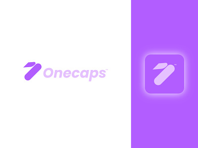 Onecaps | Pharmaceuticals Logo Design 1 logo brand identity branding capsule logo chemical industry logo chemical logo corporate identity custom logo design graphic design illustration logo logo design logo mark logotype minimalist logo pharmaceutical logo