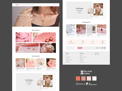 Jewerly Concept Web Design