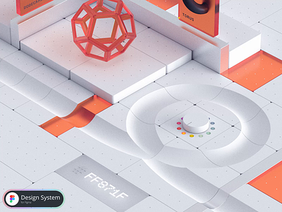 Constructor — colors 3d animation ball box brand brand identity colors colours design design system design system figma graphic loop motion graphics stairs ui ux