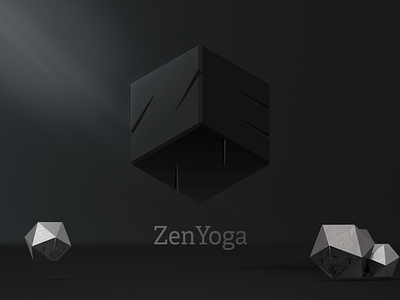 ZenYoga cube logo