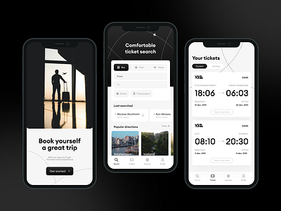 Routee. Travel booking app UI/UX design concept