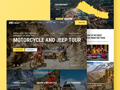 Tsalikov Travel. Website design for travel company