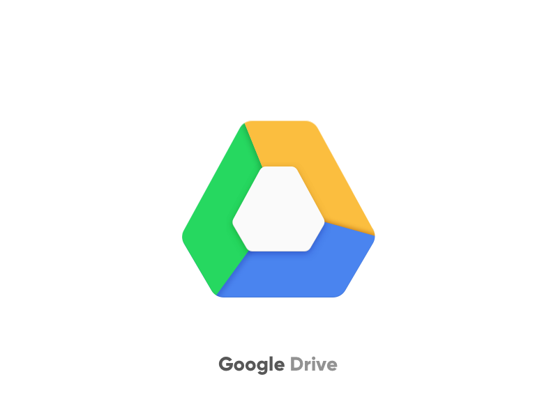 Google Drive Icon Redesign By Max Hualop On Dribbble