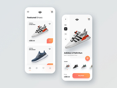 Adidas App UI Concept