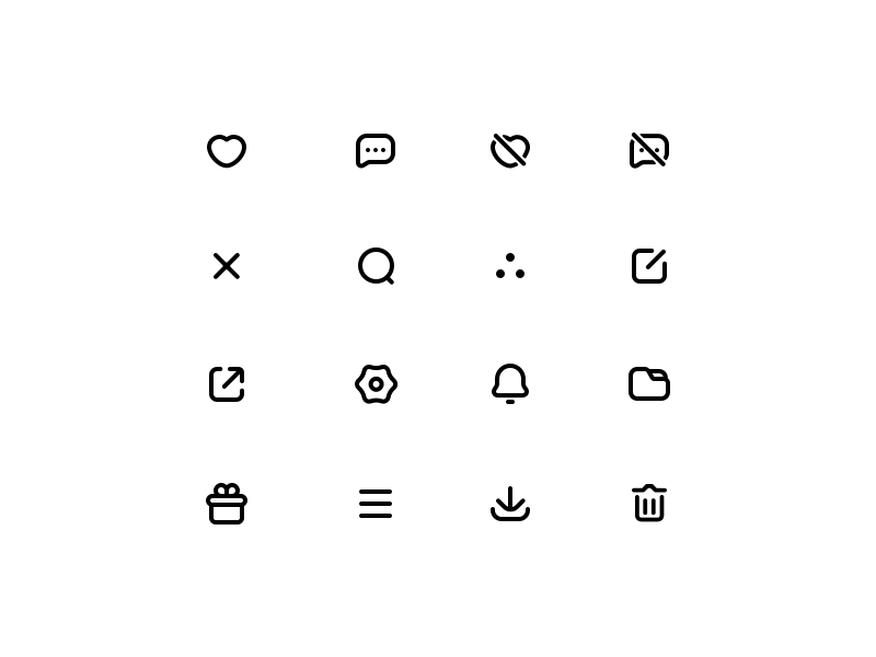 Icons by Lokowang on Dribbble