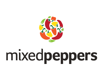 Mixedpepprs Logo food health logo