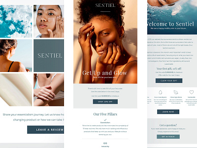 Sentiel design e mail email klaviyo marketing responsive template