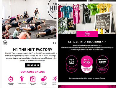 The HIIT Factory Newsletter